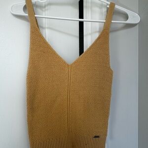 Abercrombie & Fitch Yellow Knit Tank